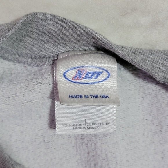 Vintage Stonewall Raiders Embroidered Neff Gray Crew Neck Sweater Large - Picture 6 of 9